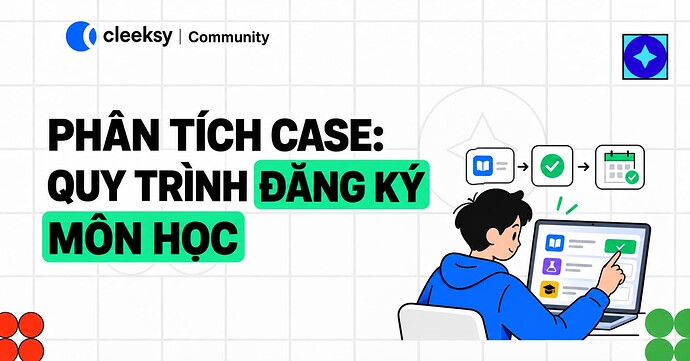Phân tích case: Quy trình đăng ký môn học