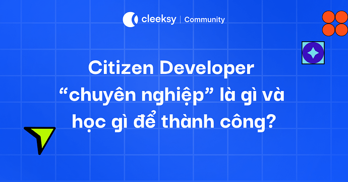 Citizen Developer chuyên nghiệp là gì